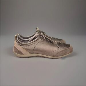 Vionic Comfort Sneakers Walker Shoes Bronze Metallic 8.5